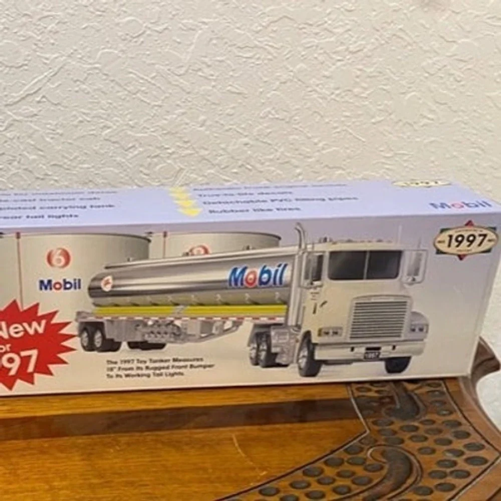 Mobil 1997 Truck, 1/43 Scale for Maximum Detail, NEW in Box